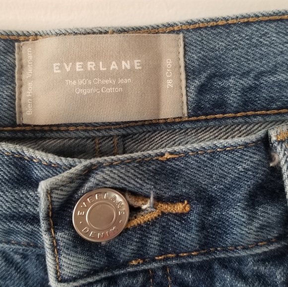 Everlane 90s Cheeky Crop Jeans Size 28 - Picture 11 of 12